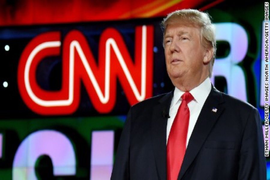 Donald Trump Battles with CNN Senior White House Correspondant. 