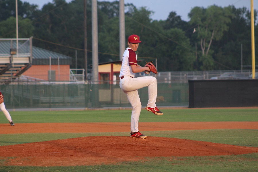 Pitcher+Connor+Elliot+Recorded+eight+strike+outs+friday+night+against+Cy+Falls+and+did+not+allow+a+single+run+as+the+Wildcats+went+on+to+win+7-0.