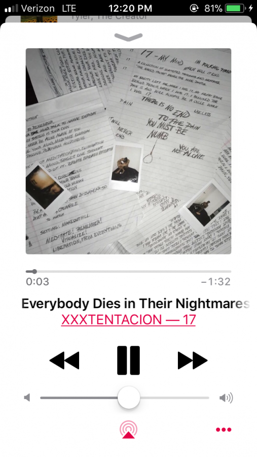 XXXTENTACION new abulm, "17"