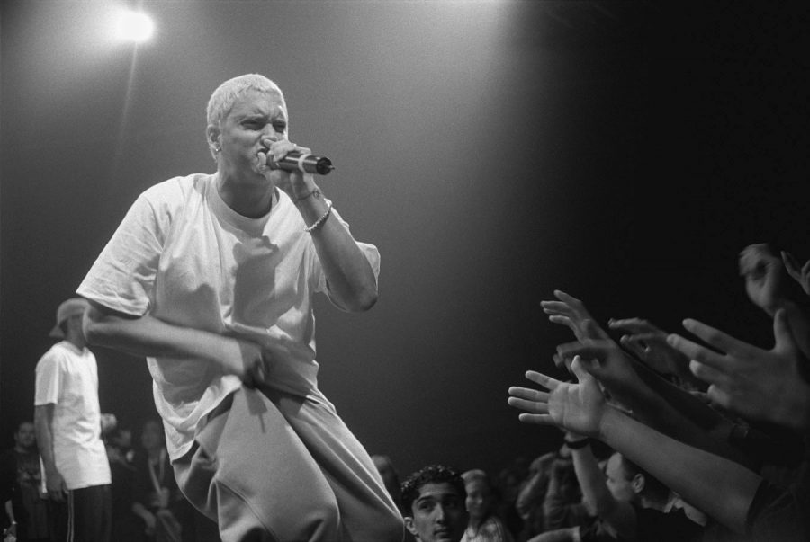 Eminem on stage