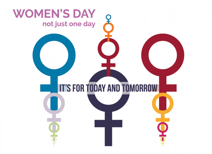 One+of+the+symbols+celebrating+International+Womens+Day+on+March+8.