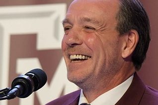 Jimbo addresses the media