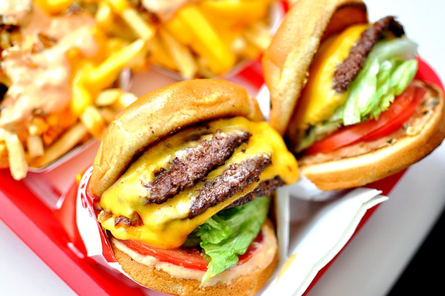 A meal from In-N-Out.