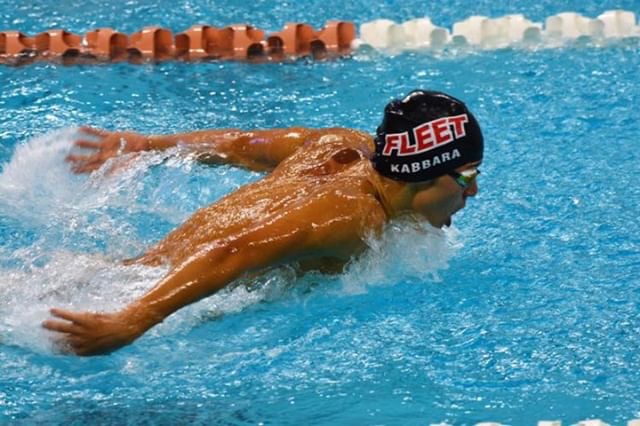 Kabbara swims at the Fina World Championships.