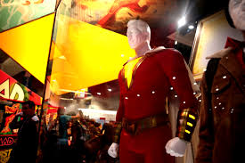 A photo of the iconic Shazam suit