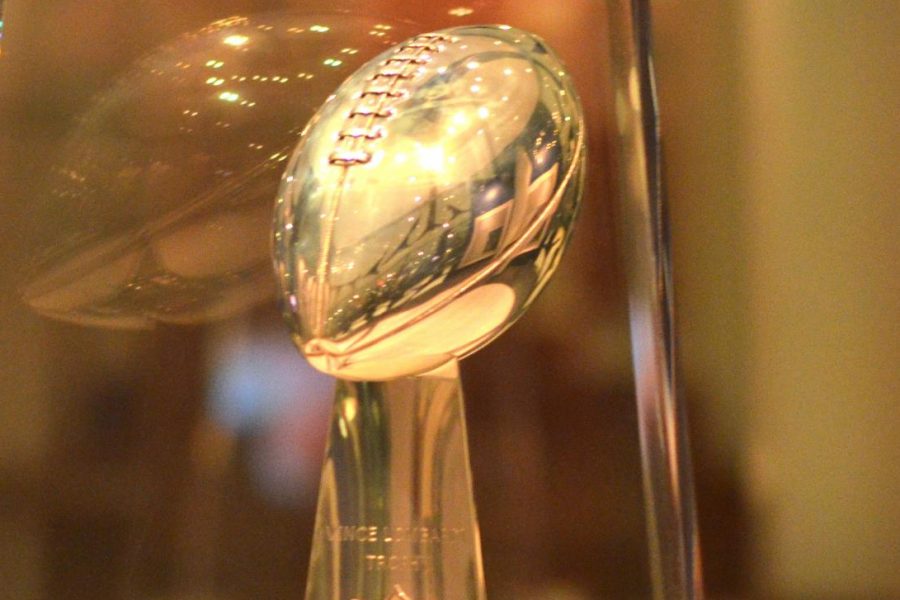 The Vince Lombardi Super Bowl trophy.