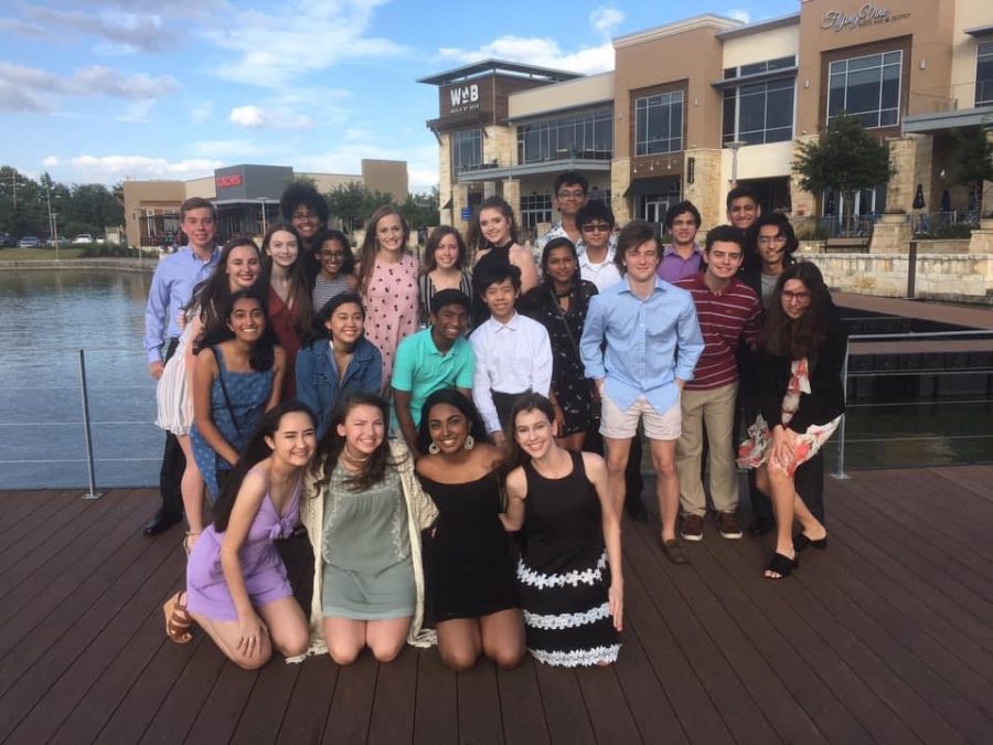 The Key Club officer team at their Key Club Banquet on May 27. 