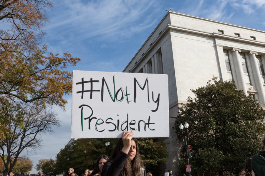 DCPS Walkout, Independence Ave, Not My President by Lorie Shaull is licensed under CC BY-SA 2.0