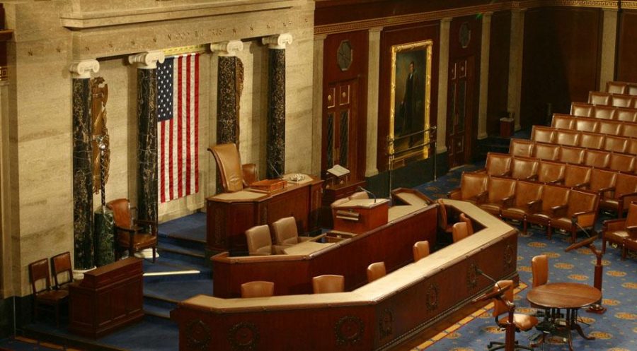 The House of Representatives chamber at the U.S. Capitol building