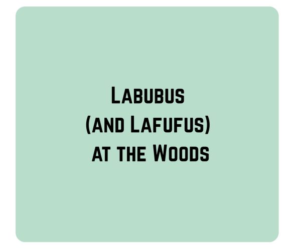Labubus (and Lafufus) at the Woods