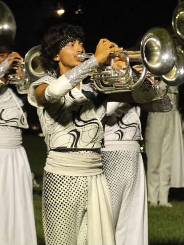 Senior Ryan Mason performs with Santa Clara Vanguard. Courtesy Photo.