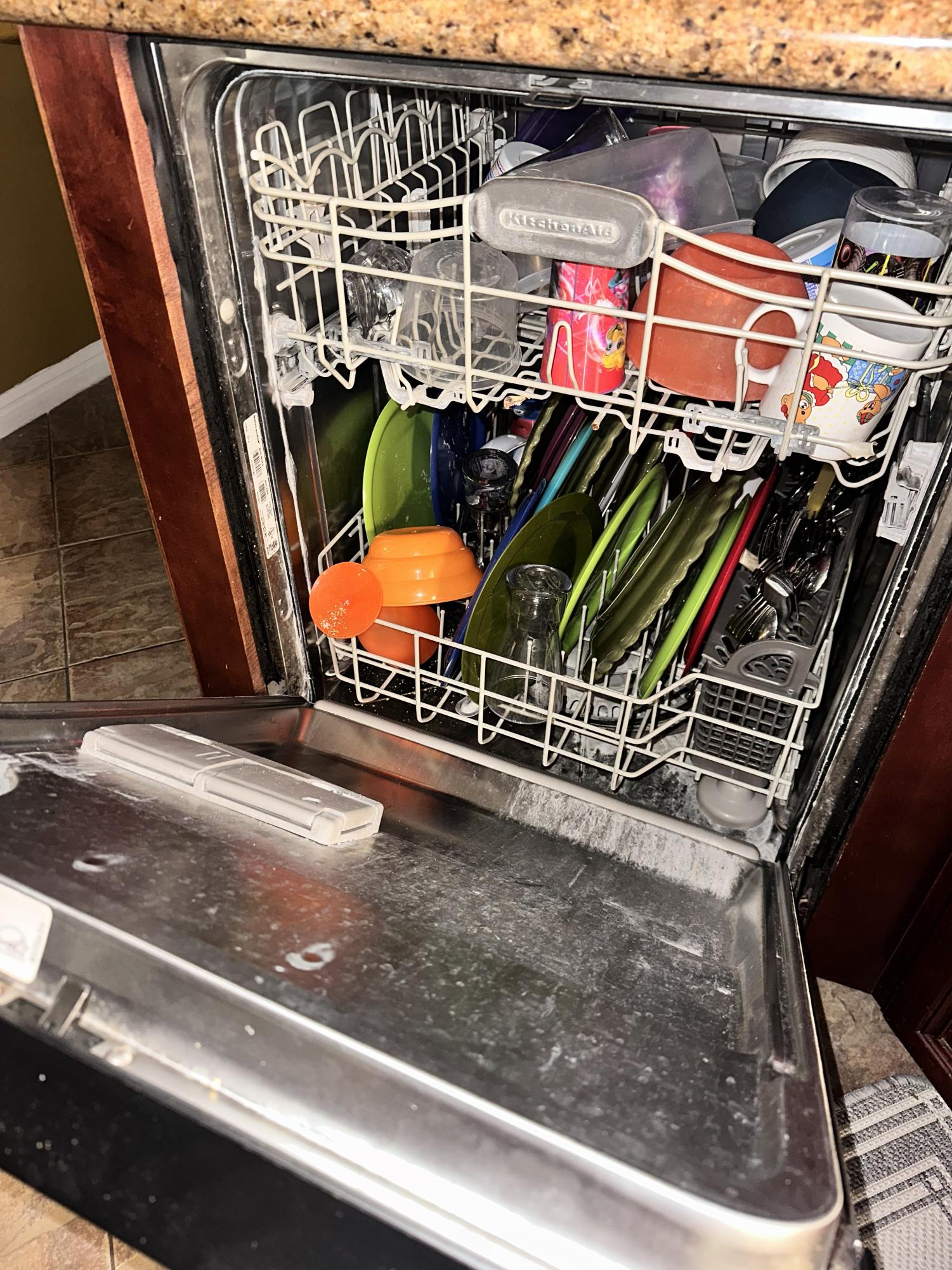 For years, junior Taylor Brooks's family had not touched the dishwasher. Emptying it was her father's job. 